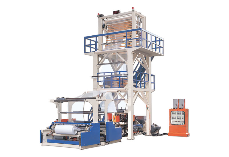 高密度塑膠高速吹袋機